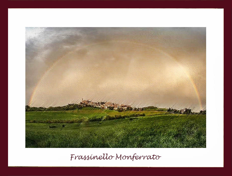Quadro con Frassinello M.to e arcobaleno